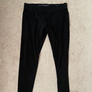 Black garage leggings